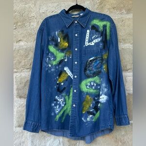 Van Heusen Artistic Blue Denim Shirt